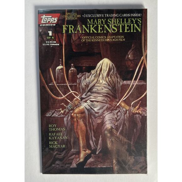 1994 Topps Comics Mary Shelley's Frankenstein #1 Factory Sealed - Picture 1 of 6